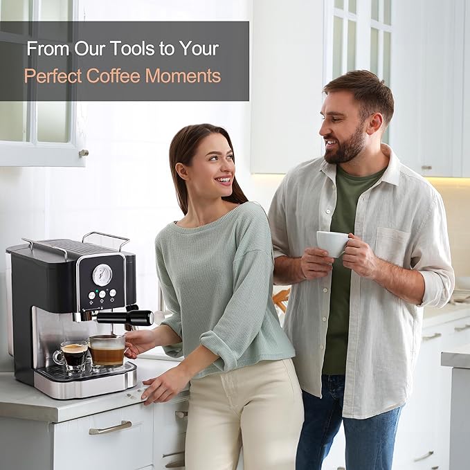 54mm Bottomless Portafilter Compatible with Breville BES870/880 & Solis etc., 3-Ear Stainless Head