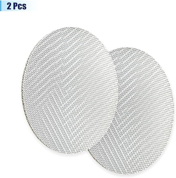 2pcs Espresso Puck Screen 1.7mm Thickness Reusable Barista Stainless Steel Coffee Filter Mesh Plate for Coffee Portafilter Filter Basket (51mm, 150μm)