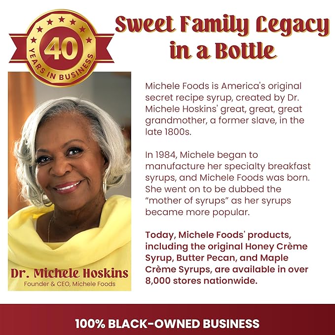 Michele’s Syrup Variety pack – Maple Crème, Honey Crème, Butter Pecan Syrups | Flavoring Syrup for Pancakes and Waffles, Ice Cream – Condiment for Salmon, Pork, and Beef – Great Breakfast Food Gift