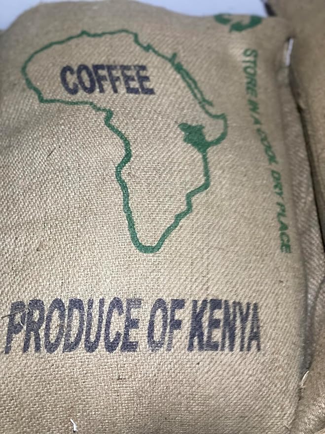 Kenya AA Grade Unroasted Green Arabica Coffee Beans from Kenyan Highlands - 100% Pure Arabica Coffee Beans With Optimal Flavor Freshness - Handpicked, Washed & Sun Dried - 3 LB