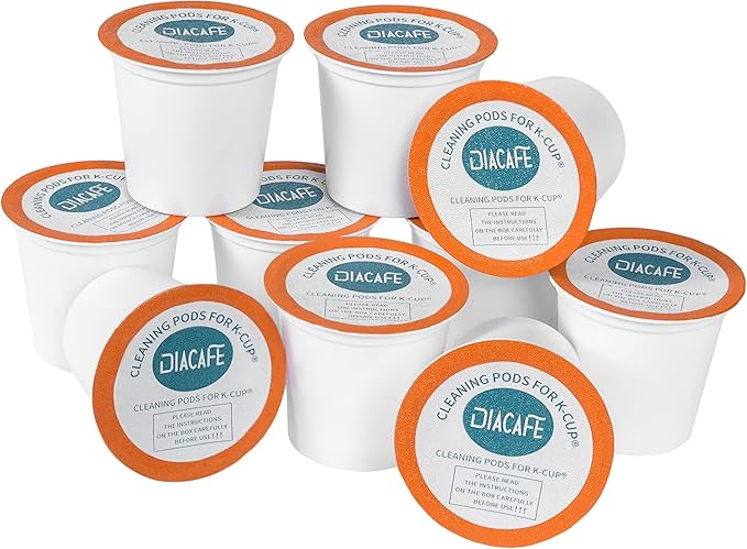 Fit for Keurig Cleaning Pods 10 Pack Descaler for Keurig Coffee Machines 1.0 & 2.0, K cup Cleaning Pods, K cup Cleaner Descaler Coffee Stain Remover