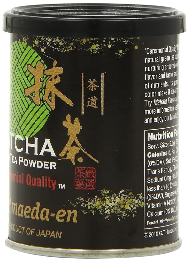 Maeda-En Matcha Ceremonial Quality Green Tea Powder, 1-Ounce
