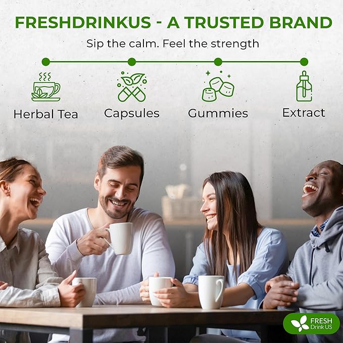 FreshDrinkUS, 30 Teabags of Herbal Day Cleanse Tea – 30 Day Program | Refreshing Mint Blend with Dandelion, Senna & Hibiscus | Naturally Supports Wellness & Light-Feeling | Caffeine-Free Herbal Tea