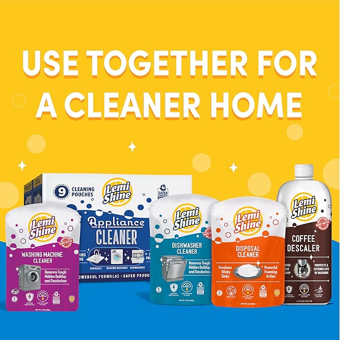 Lemi Shine Coffee Descaler - Food-Grade Citric Acid Coffee Maker Cleaner for Nespresso, Keurig, and More - 15 oz