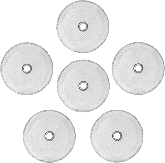 wedrink 6Pcs French Press Filters Screen Replacement for 12OZ French Press Coffee Makers
