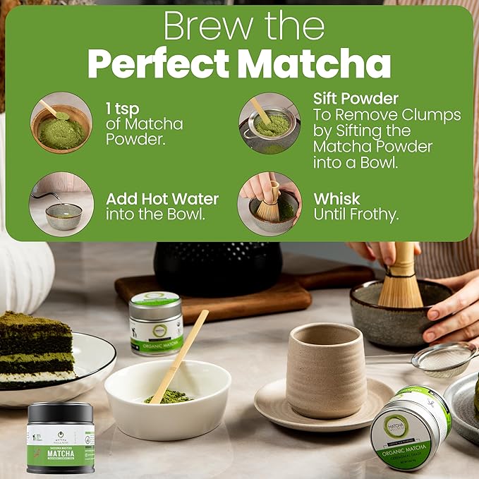 Matcha Wellness - TAKARAMONO Ceremonial Grade Matcha - Premium Japanese First Harvest Stone-Ground Matcha Green Tea Powder from Shizuoka, Smooth Umami for Tea Ceremony, Latte & Daily Wellness