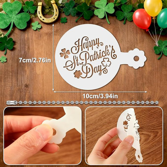 JULBEAR Holiday Cookie Stencils Set, 36 Reusable Templates Versatile Holiday Baking Stencils for Valentine's, St Patrick's Easter DIY Baking and Decorating