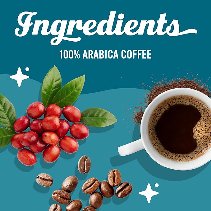 Caribou Coffee,Medium Roast Ground Coffee,100% Arabica-Coffee - Caribou Blend 20 Ounce Bag,(Pack of 3)