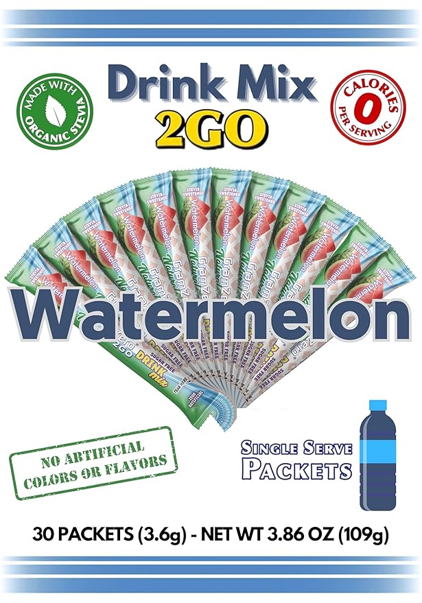 Drink Mix - 2GO (All NATURAL Watermelon)