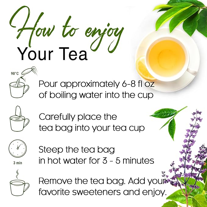FreshDrinkUS, Premium 75 Tea Bags Soursop Green Tea, 100% Natural & Proprietary Blend from Soursop Leaves and Green Tea. Smooth Flavor. Made with Eco-Conscious Tea Bags. No Additives No Sugar, Vegan.