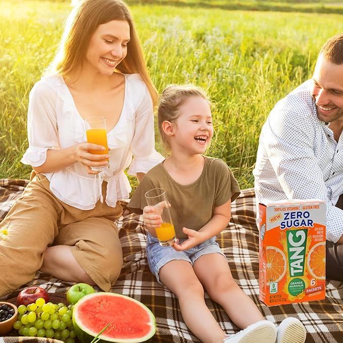 TANG ON THE GO SINGLES DRINK POWDER MIX ORANGE 6 CT