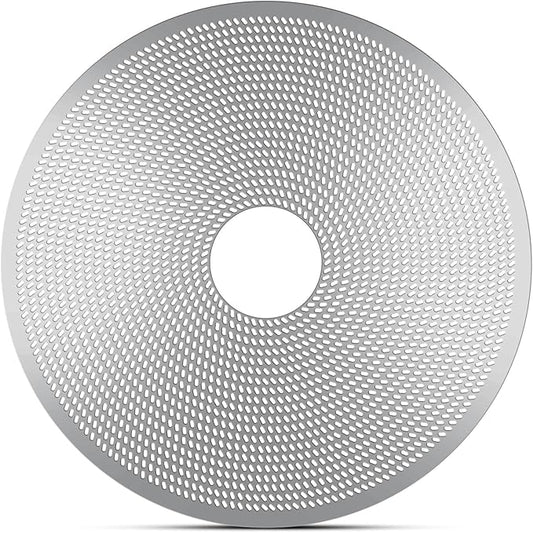 58mm Espresso Puck Screen with Round Hole in the Middle - 0.2mm Ultra Thin Espresso Puck, Stainless Steel Reusable Coffee Filter, Suitable for La Marzocco/Gaggia