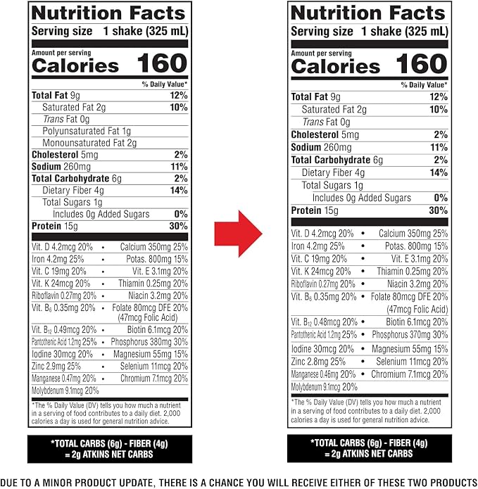 Atkins Dark Chocolate Royale Protein Shake, High Protein Shakes, Low Glycemic, Low Carb and Low Sugar Chocolate Flavored Protein Shakes, Keto Friendly, 12 Count