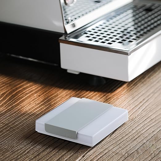 MHW-3BOMBER Mini Coffee Scale with Timer, 2kg/0.1g Rechargeable Espresso Scale,White Coffee Bean Scale with Manual/Smart Modes,Portable for Travel, ES6034W