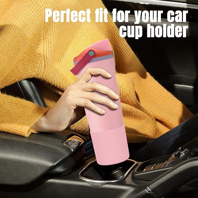 Silicone Higher Boot Compatible with Owala 30oz & 40oz FreeSip Sway Bottles & Tumblers, Large Protection Anti-slip Bottom Cover Sleeve for Freesip Sway Tumbler and Bottle (Sugar High)