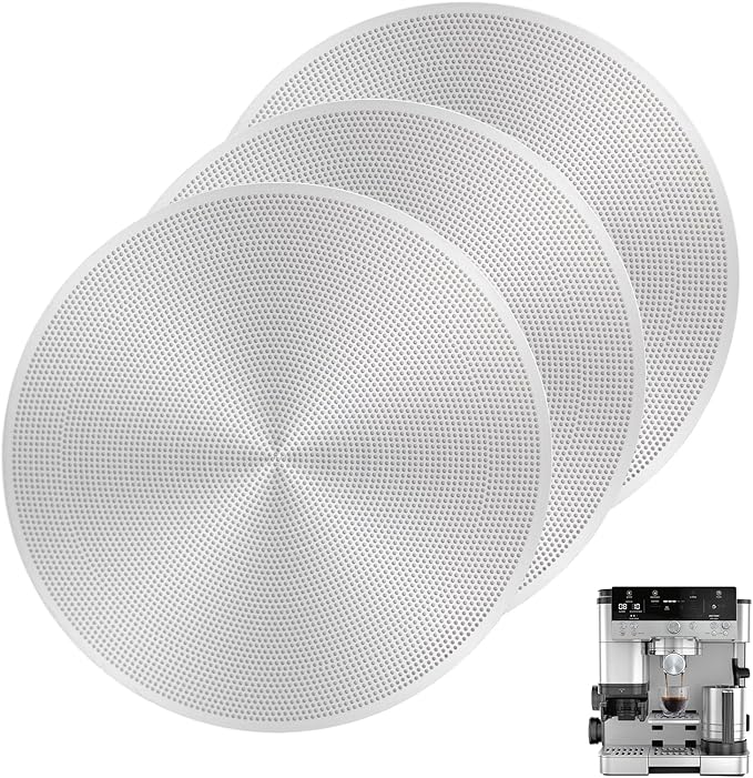 Puck Screen Compatible with Ninja Luxe Cafe, 3 Pack Espresso Puck Screens, Durable Stainless Steel Coffee Filter Screen, with Smooth Edges, Ensures Even Extraction, for Portafilter Filter Basket