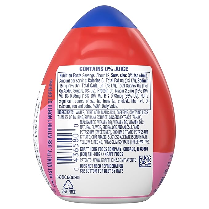 Mio Energy Liquid Water Enhancer, Strawberry Pineapple Smash, 1.62 OZ, 6-Pack