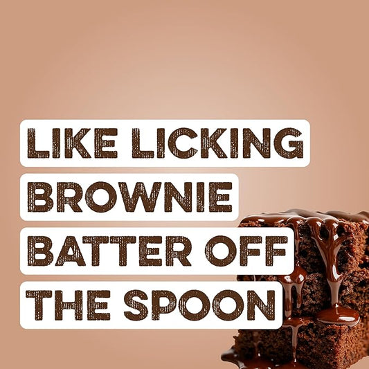Clean Simple Eats Whey Protein Powder, Chocolate Brownie Batter Flavor, Naturally Sweetened, 100% Grass Fed Protein Powder, Digestive Enzymes & No Artificial Ingredients, Gluten Free, 10 Stick Packs