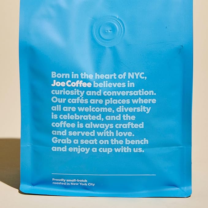 Joe Coffee Company - Big City Whole Bean Specialty Coffee, 6 oz Bag | NYC Roaster, Rainforest Alliance Certified, Kosher, Climate-Friendly