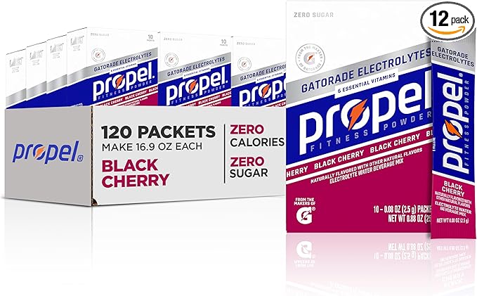 Propel Powder Packets, Black Cherry (Pack of 120)