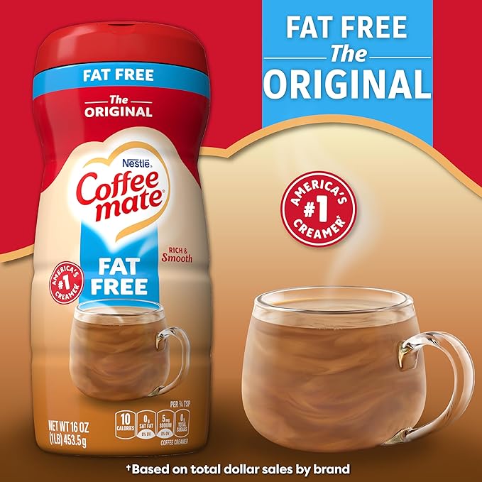 Coffee mate Original Fat Free Powdered Coffee Creamer 12 Pack 16 Oz