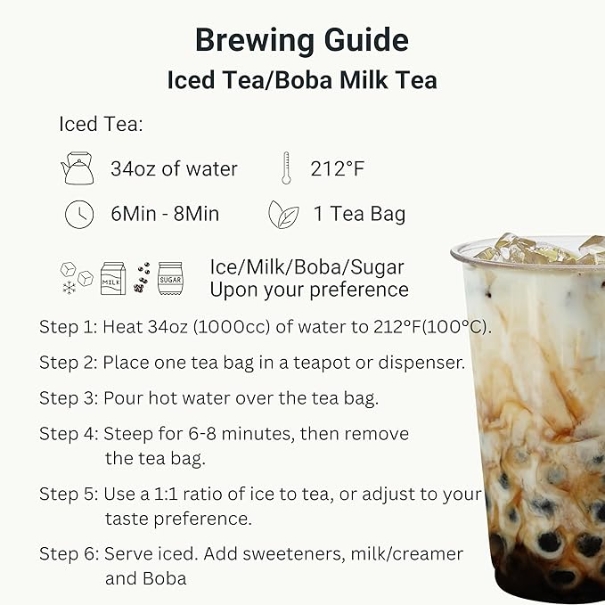 Dong Jyue Premium Earl Grey Tea, Commercial-Use Tea Bags, 25g Large Bags, 24 Count (Pack of 1), Taiwanese Earl Grey Tea for Milk Tea & Bubble Tea | Enjoy Hot or Iced | 21.16 oz / 600g Total