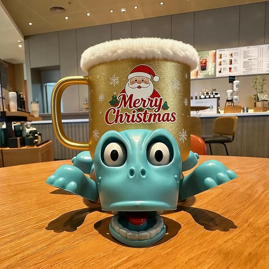 XYG® Turtle Coaster, 3D Printed Funny Tea Coasters with Funny Expression, Turtle Cup Holder, Insulated Drink Mat Wine Coffee Glasses Home Decor & Kitchen Accessories, Gag Gift Tortoise Lover (Blue)