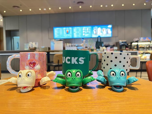 JOD® Turtle Cup Holder,Turtle Coaster with Funny Expression, 3 PCs Cup Holder with Liftable Limbs & Expressive Face for Turtles,Tortoise Lover Gag Gifts Home Decor(3pc-Green Blue Pink)