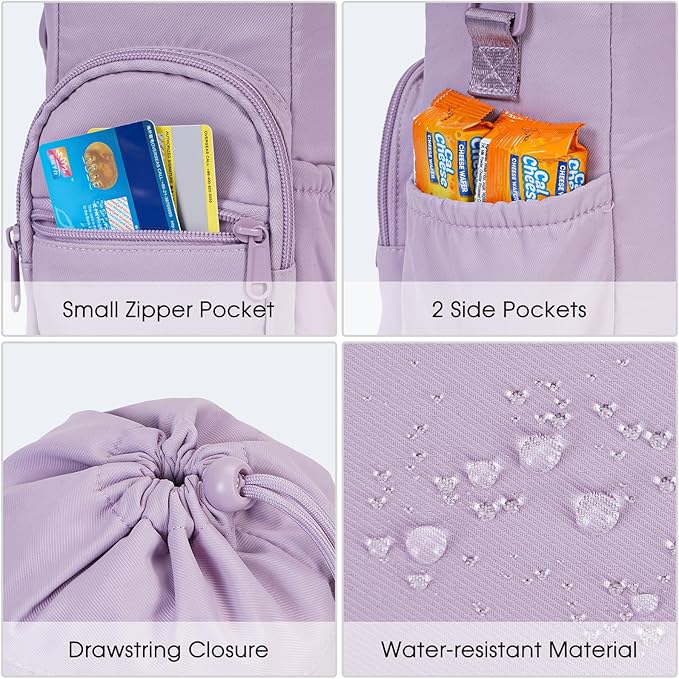 sportsnew Water Bottle Holder with Strap 32oz 40oz Insulated Water Bottle Carrier Sling Bag with Phone Pocket Crossbody