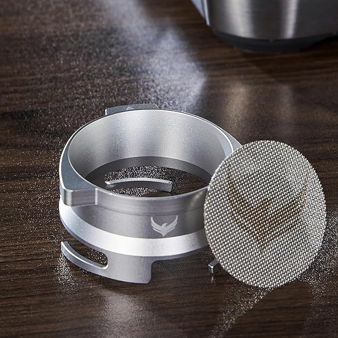 54mm Espresso Accessorries Kit for Breville Includes Spring Tamper, Bottomless Portafilter, Knock Box, Dosing Funnel Set & Magnetic WDT Tools Barista Essentials Kit