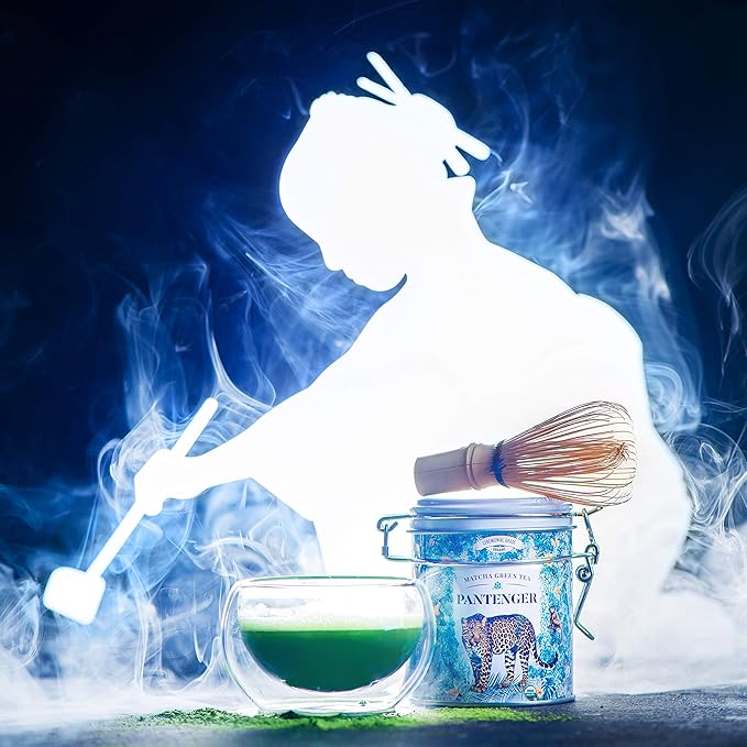 Organic Ceremonial Grade Matcha | Emerald Green, Creamy & Sweet (for a matcha) | Japanese - First Harvest -Hand Picked - Stone Milled | By Pantenger