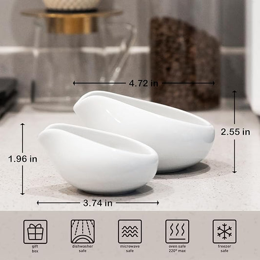 Loveramics 2-Pack Coffee Bean Dosing Cups by James Hoffmann, 30g-60g Capacity (White)