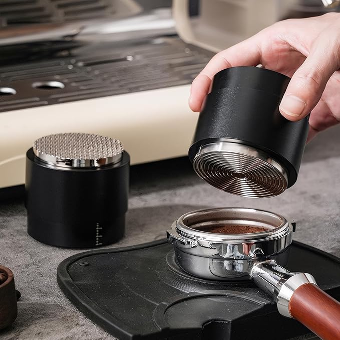 58.35MM Espresso Accessories - WDT Tool, Coffee Distributor & Tamper set with 3-in-1 Design, 304 Stainless Steel Premium Coffee Accessories for Home Baristas & Beginners