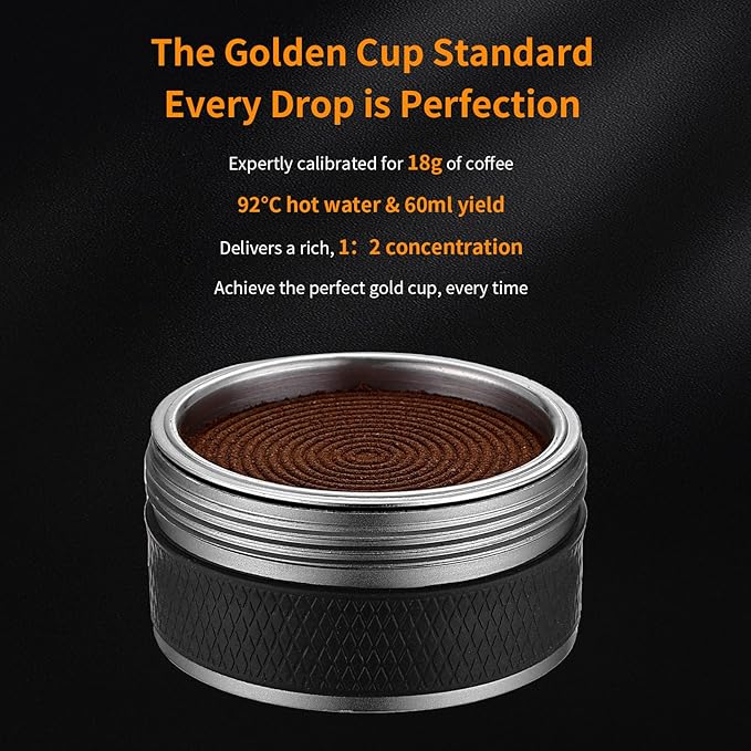 Portable Espresso Maker, Award-Winning & One-Touch Puck Ejection, Hot and Cold Brew, Complete Kit with Stainless Steel Double Shot Portafilter, Stand & Case, Self-Heating Machine for Travel, H1pro
