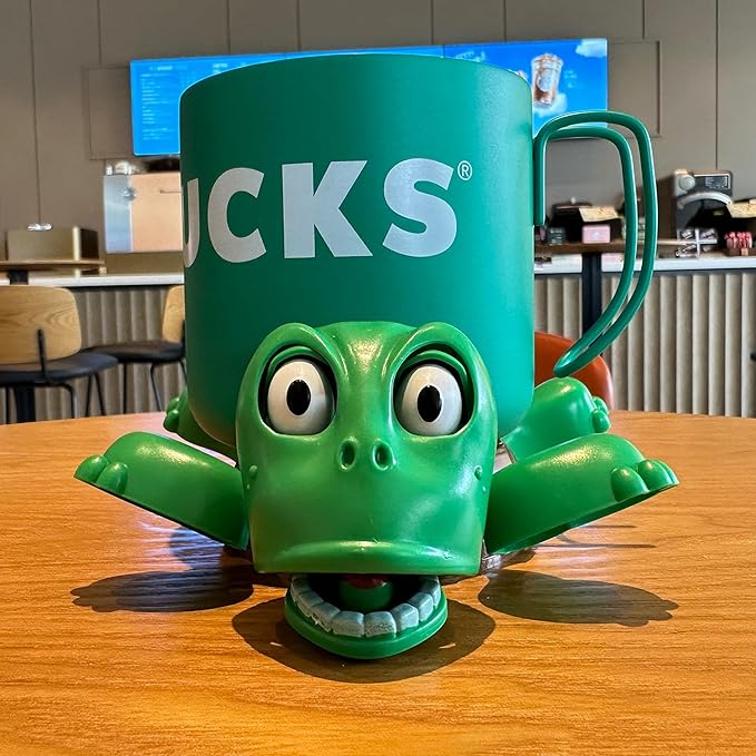 JOD® Turtle Cup Holder,Turtle Coaster with Funny Expression, Cup Holder with Liftable Limbs & Expressive Face for Turtles,Tortoise Lover Gag Gifts Home Decor(green)