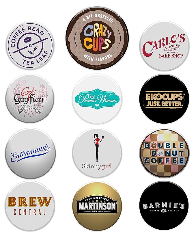 Crazy Cups Flavored Decaf Coffee Pods Variety Pack Compatible with Keurig K Cups Brewers, 80 Count, Assorted Decaffeinated Flavored Coffee Sampler