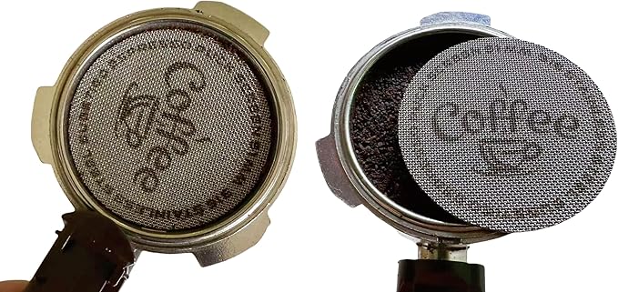 54 mm Espresso Puck Screen for Breville Bambino Portafilter 54mm Puck Screen Filter 53.3mm Portafilter Screen Espresso Machine Filter 1.7mm Thickness 150μm - 316 Stainless Steel 2 Packs 53.3mm