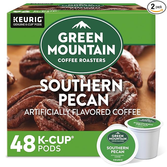 Green Mountain Coffee Southern Pecan, K-Cup Portion Pack for Keurig K-Cup Brewers 24-Count (Pack of 2)
