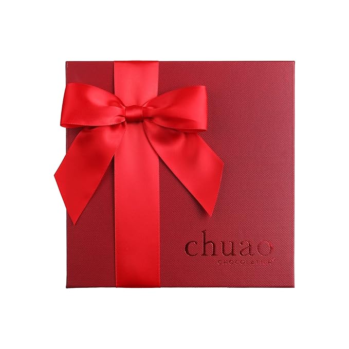 Chuao Chocolatier Share the Love Assorted Milk and Dark Mini Gourmet Chocolate Bars Gift Box | Sampler For Holiday, Birthday, Thank You, Corporate Gift Baskets | 36 Bars, 0.39 oz Each