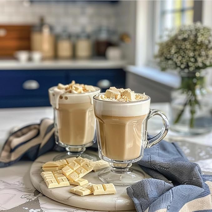 Jordan's Skinny Mixes Syrups Sugar Free Coffee Syrup, White Chocolate Flavor Mix, Zero Calorie Flavoring for Lattes, Protein Shake, Cocktail & More, Gluten Free, Keto Friendly, 25.4 Fl Oz (Pack of 2)