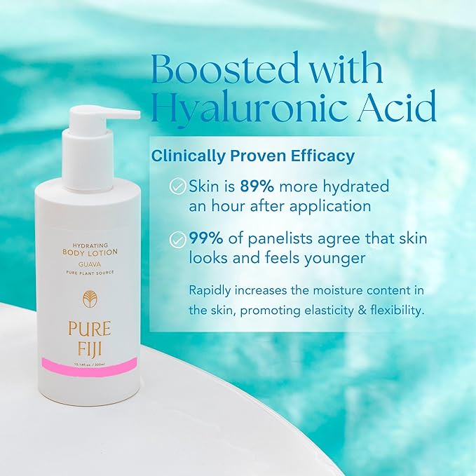 PURE FIJI Hydrating Body Lotion, Guava (10.14 Fl.Oz /300ml)