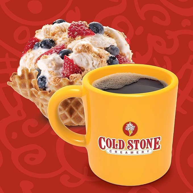 Cold Stone Creamery Beverages Cheesecake Fantasy Ice Cream Flavored Coffee Pods, Compatible with K Cup Brewers Including 2.0, 40 Count