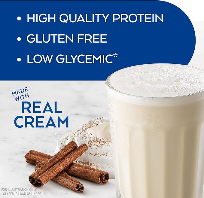 Atkins Creamy Cinnamon Swirl High Protein Shake,15g Protein,Keto-Protein Shake,2g Net Carb,1g Sugar,Low Sugar and Low Carb,Breakfast-Protein Shakes,(Pack of 24)