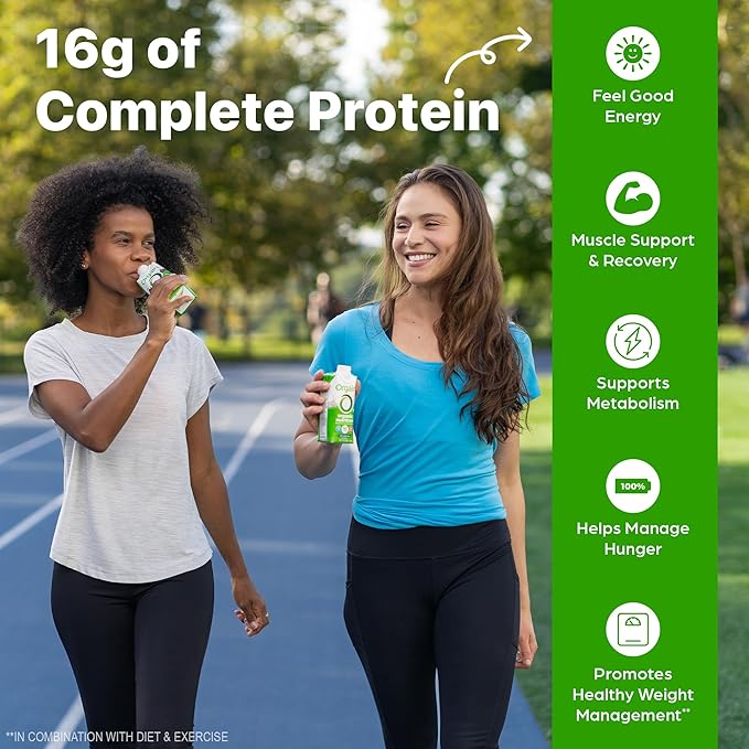Orgain Organic Nutritional Protein Shake, Strawberries & Cream - 16g Grass Fed Whey Protein, Meal Replacement, 20 Vitamins & Minerals, Fruits & Vegetables, Gluten Free, Non-GMO, 11 Fl Oz (12 Pack)