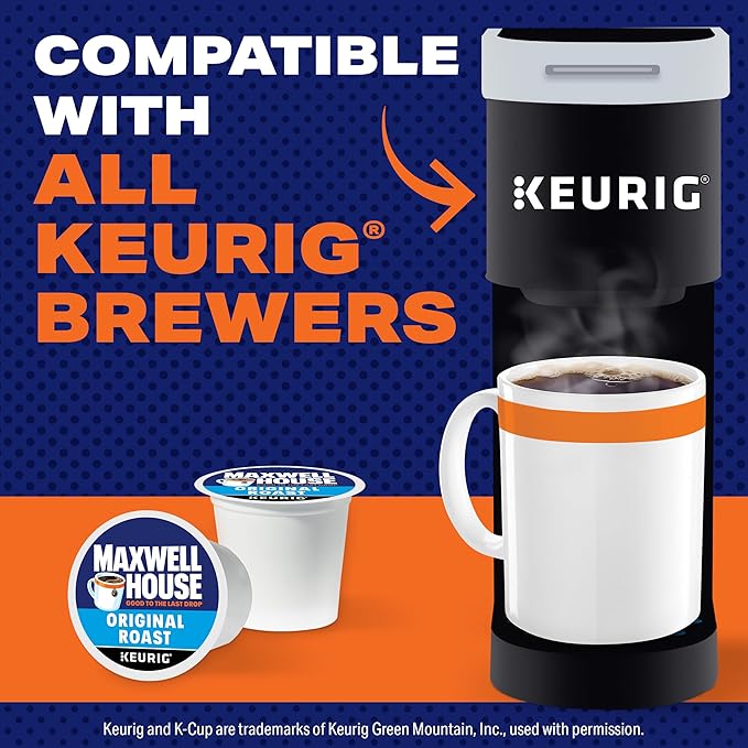 Maxwell House Original Roast Medium Roast K-Cup Coffee Pods, 48 ct Box