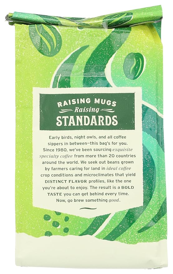 Whole Foods Market, Organic Breakfast Blend Ground Coffee, Light Roast, Milk Chocolate, Caramel & Citrus, 12 Ounce