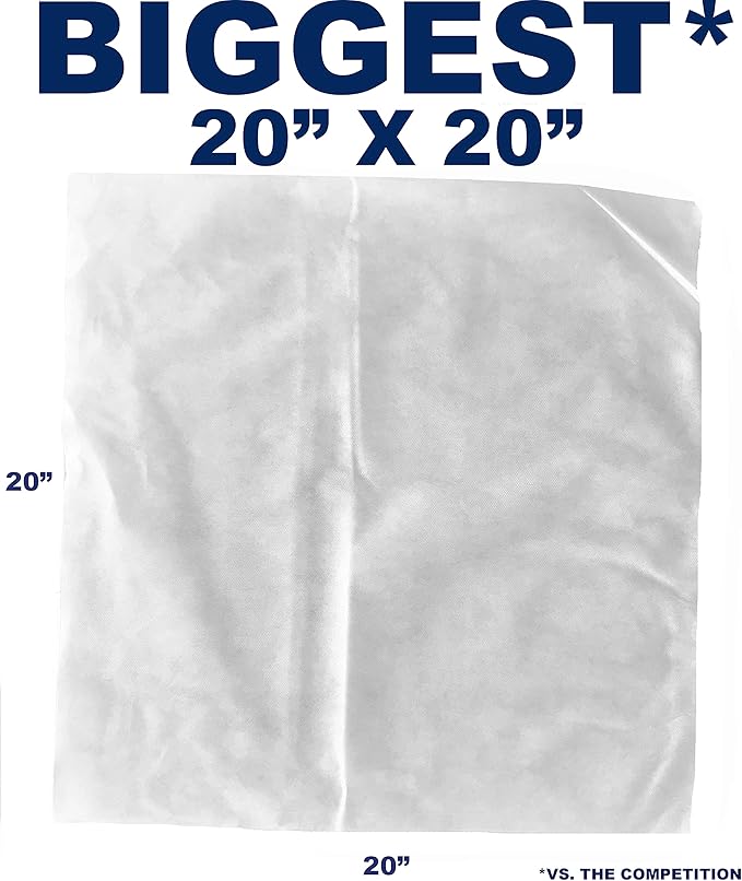 (100 Pack) Commercial Cold Brew Coffee Filters, 20" x 20" For 5-Gallon Capacity Cold Brew Coffee Makers and Systems