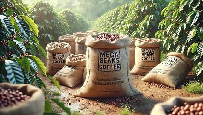 Colombia Ixtapa Excelso, Unroasted Green Coffee Beans, Mega Beans Coffee, 100% Arabica (5LB)