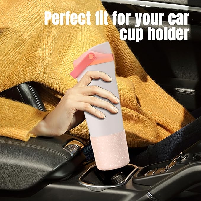 Silicone Higher Boot Compatible with Owala 30oz & 40oz FreeSip Sway Bottles & Tumblers, Large Protection Anti-Slip Bottom Cover Sleeve for Freesip Sway Tumbler and Bottle