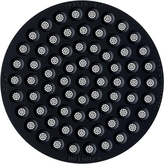 Normcore 51mm Puck Screen, 0.8mm Thickness, Lower Shower Screen, Reusable Metal Filter for 51mm Portafilter Basket, Titanium PVD Coated 316 Stainless Steel